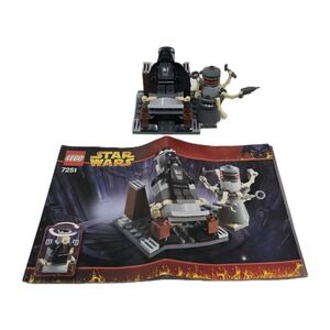 Lego Star Wars #7251 Darth Vader Transformation 95% Complete w/ Manual
